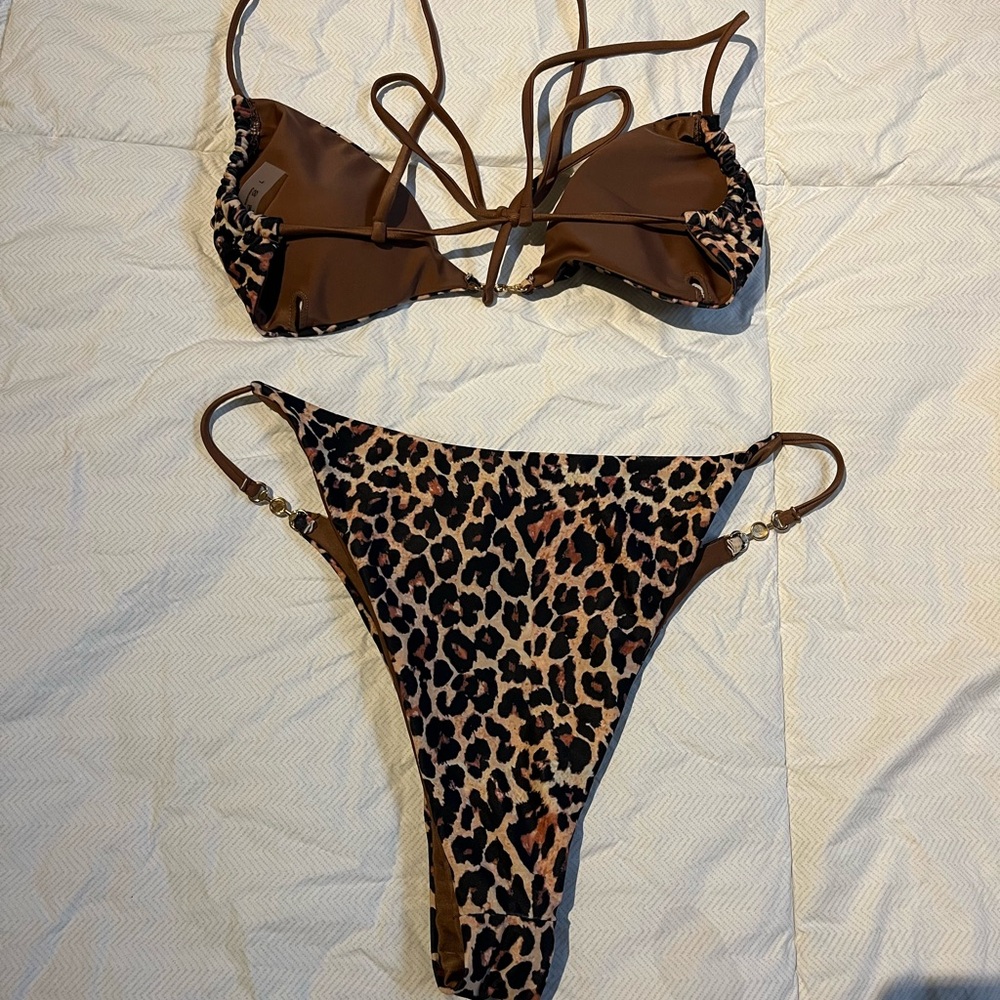 Leopard Print Bikini Set - Picture 2 of 2